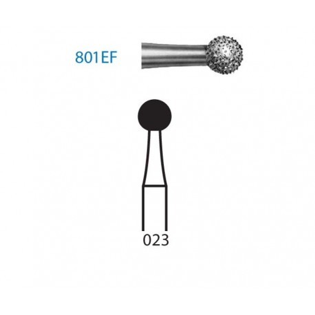 801EF.204.023 KOMET diamante clinica 5 ud