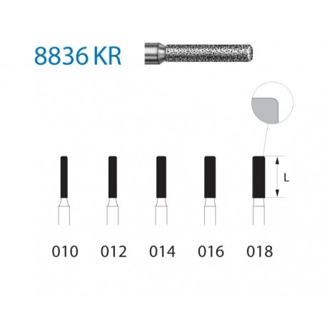 8836KR.314.016 KOMET diamante clinica 5 ud