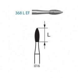 368LEF.314.016 KOMET diamante clinica 5 ud