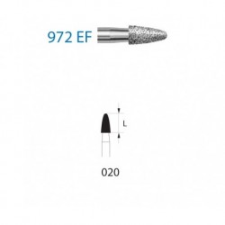 972EF.314.020 KOMET diamante clinica 5 ud