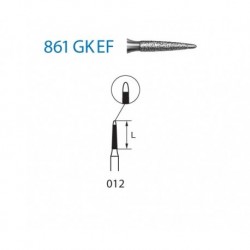 861GKEF.314.012 KOMET diamante clinica 5 ud