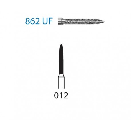 862UF.314.012 KOMET diamante clinica 5 ud