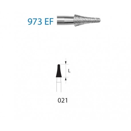 973EF.314.021 KOMET diamante clinica 5 ud