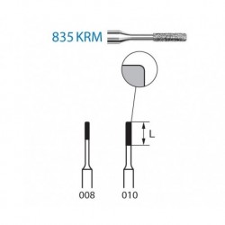 835KRM.314.008 KOMET diamante clinica 5 ud