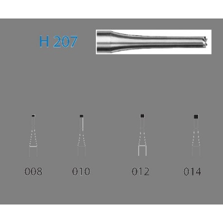 H207.314.010 KOMET carburo clinica 5 ud