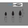 368EF.314.016 KOMET diamante clinica 5 ud