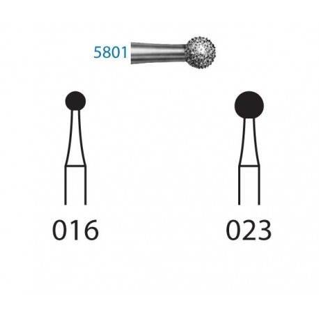 5801.314.023 KOMET diamante clinica 5 ud