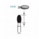 379EF.315.023 KOMET diamante clinica 5 ud