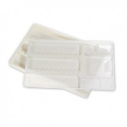 BANDEJAS DESECHABLES PLASTICO 28x18cm. 400ud