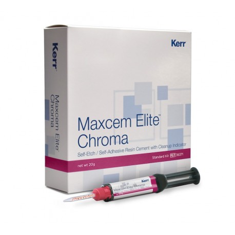 MAXCEM ELITE CHROMA STANDARD KIT 4 JERINGAS