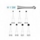 BOQUILLAS CAPILARES SECA CONDUCTOS CAPILLARY TIPS (.019") 50 und.