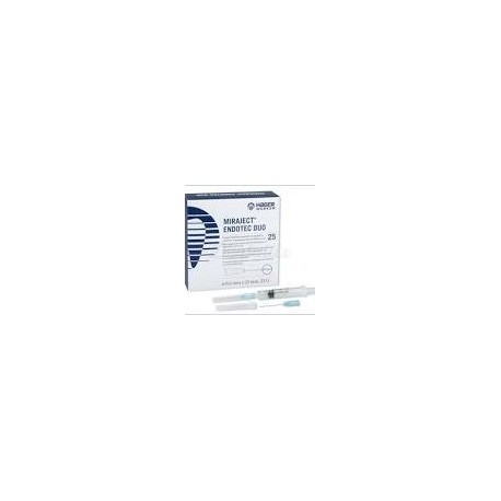 AGUJAS IRRIGACION MIRAJECT ENDOTEC 25g LUER 0.5x25 100u